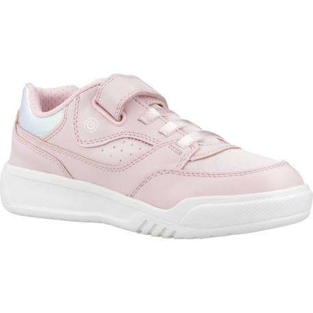 Baskets enfant fille Blanc c0761+Rose c8w1z 11 - vertbaudet enfant 