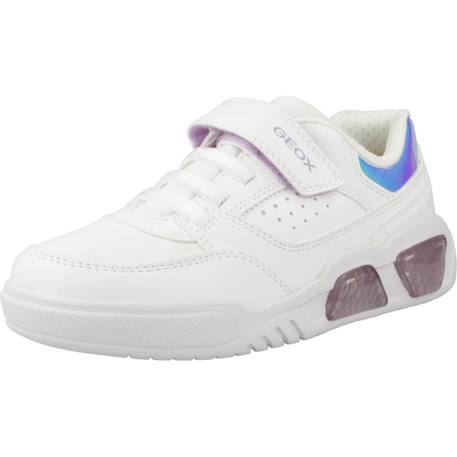 Baskets enfant fille Blanc c0761+Rose c8w1z 4 - vertbaudet enfant 