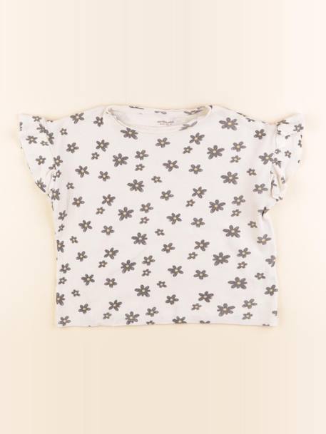 Tee-shirt - 6 ans Beige, gris 1 - vertbaudet enfant 