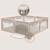 Grand parc bébé willow xl avec côtés en maille et grille de protection Beige sand+Grey concrete 5 - vertbaudet enfant 