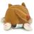 Porte-clé peluche nemu nemu mugi le chat brun (11 cm) Marron, beige, rose 4 - vertbaudet enfant 