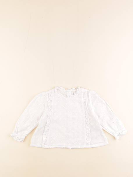 Blouse - 18 mois Blanc 1 - vertbaudet enfant 