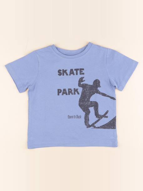 Tee-shirt - 5 ans Bleu 1 - vertbaudet enfant 