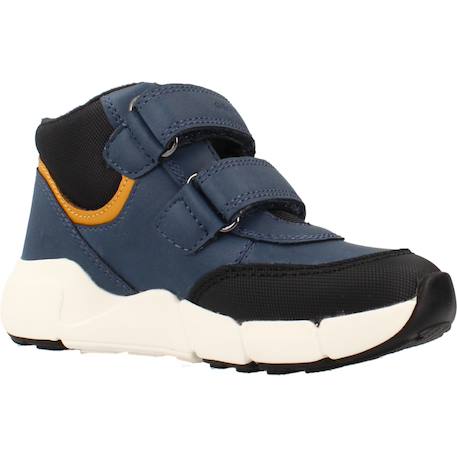 Baskets enfant garçon Bleu c4j2t+Marron c6r6b 5 - vertbaudet enfant 