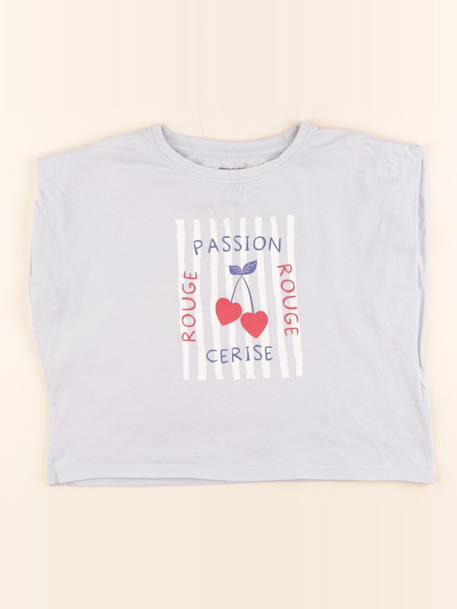 Tee-shirt - 8 ans Bleu 1 - vertbaudet enfant 