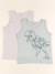 Lot de 2 débardeurs - 5 ans Gris, vert 1 - vertbaudet enfant 