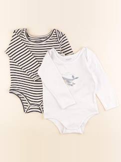 Seconde main-Fille-Lot de 2 bodies en coton - 36 mois