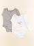 Lot de 2 bodies en coton - 36 mois Blanc, bleu 1 - vertbaudet enfant 