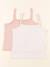 Lot de 2 maillots de corps - 3 ans Rose 1 - vertbaudet enfant 