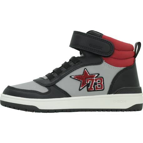 Bottines enfant garçon Blanc c0899+Gris c0043 8 - vertbaudet enfant 