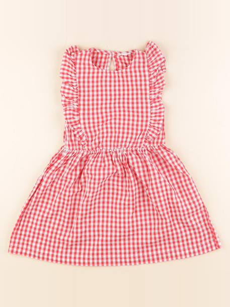 Robe - 6 ans Blanc, rouge 1 - vertbaudet enfant 