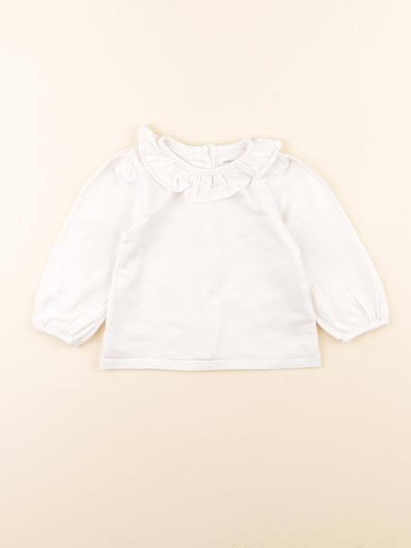 Tee-shirt - 12 mois Blanc 1 - vertbaudet enfant 