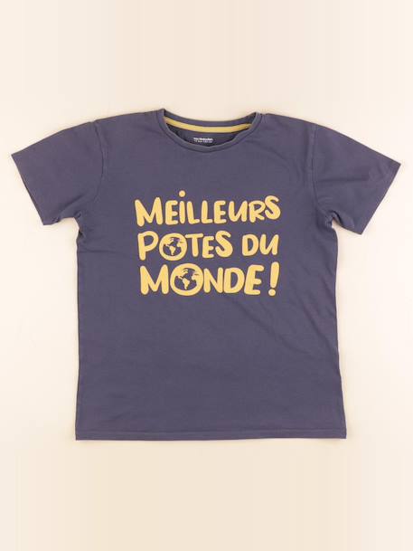 Tee-shirt - 12 ans Bleu 1 - vertbaudet enfant 
