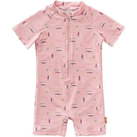 Combinaison anti-uv surf girl (3-4 ans) Rose, vert, blanc 1 - vertbaudet enfant 