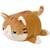 Porte-clé peluche nemu nemu mugi le chat brun (11 cm) Marron, beige, rose 1 - vertbaudet enfant 