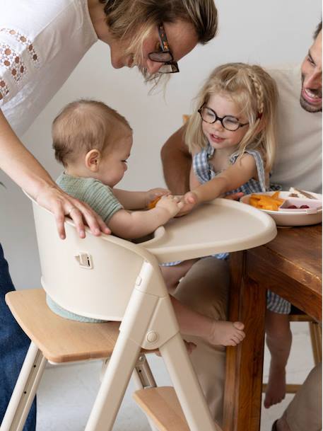 Chaise haute Evoclick 5 en 1 sable 2 - vertbaudet enfant 