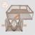 Grand parc bébé florence xl easy fold 180 x 200 cm avec pliage rapide et sac de transport Beige sand+Grey stone 2 - vertbaudet enfant 