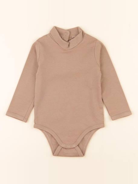 Body à col - 12 mois Marron 1 - vertbaudet enfant 