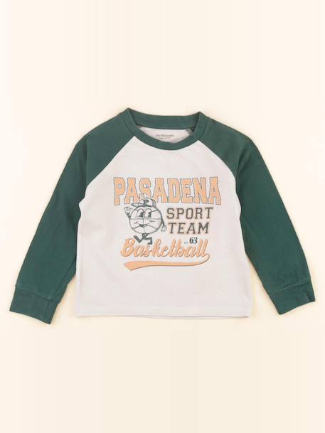 Tee-shirt - 36 mois Beige, vert 1 - vertbaudet enfant 