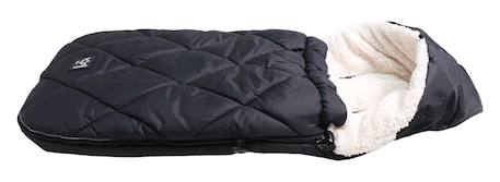 Chancelière pour poussette XL TOO camel+noir / créme 8 - vertbaudet enfant 