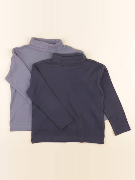 Lot de 2 sous-pulls - 5 ans Bleu 1 - vertbaudet enfant 