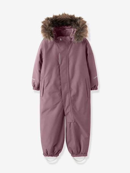 Combinaison de neige doublée polaire enfant NAME IT bleu foncé+mauve 6 - vertbaudet enfant 