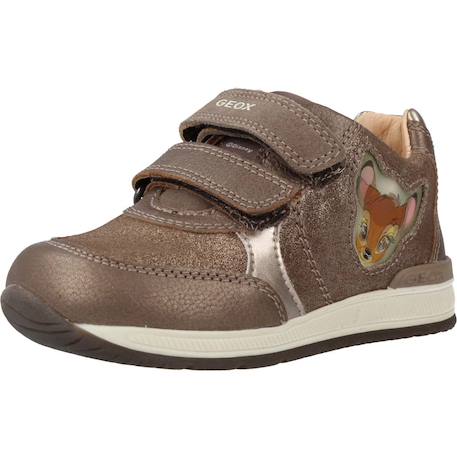 Derbies bébé fille en cuir Marron c1x2u+Rose c8j8n 4 - vertbaudet enfant 