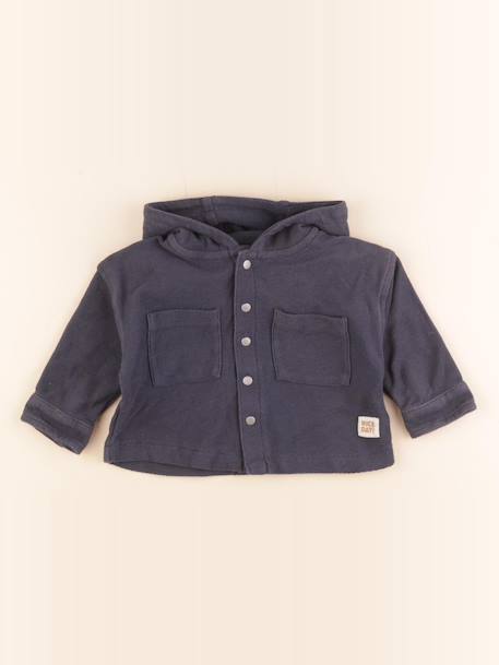 Gilet - 9 mois Gris 1 - vertbaudet enfant 