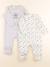 Lot de 2 pyjamas coton - 18 mois Blanc, bleu 1 - vertbaudet enfant 