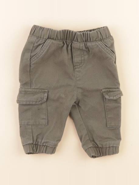 Pantalon - 3 mois Vert 1 - vertbaudet enfant 