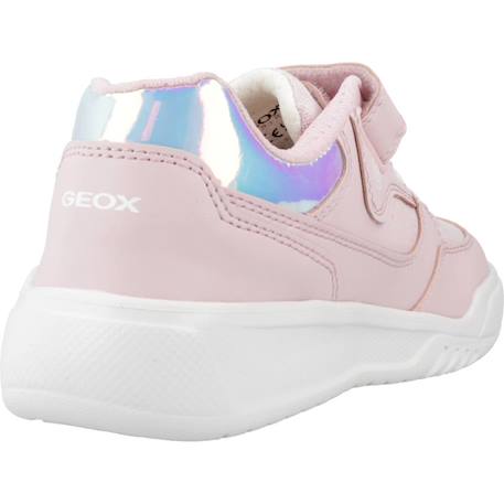 Baskets enfant fille Blanc c0761+Rose c8w1z 9 - vertbaudet enfant 
