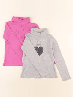 Seconde main-Fille-Lot de 2 sous-pulls - 8 ans