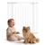 Barrière de sécurité bébé truus slim 75-105 cm à fixation par pression sans perçage Grey+White 7 - vertbaudet enfant 