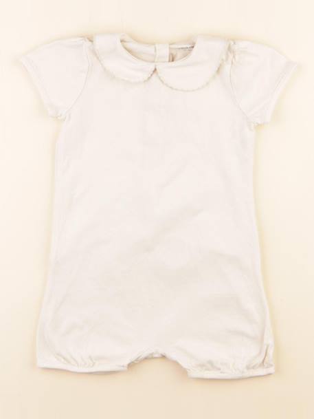 Pyjama coton - 24 mois Blanc 1 - vertbaudet enfant 