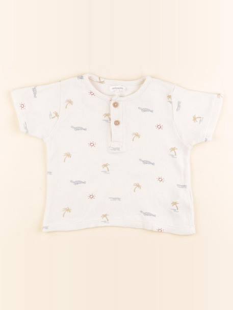 Tee-shirt - 12 mois Beige 1 - vertbaudet enfant 