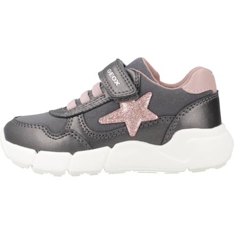 Baskets bébé fille Gris c9f8w+Rose c8217 2 - vertbaudet enfant 