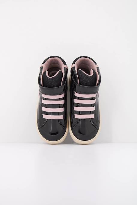 Baskets enfant fille en cuir Noir c9289 3 - vertbaudet enfant 