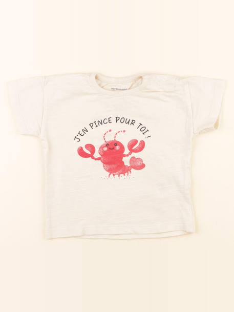 Tee-shirt - 18 mois Beige 1 - vertbaudet enfant 