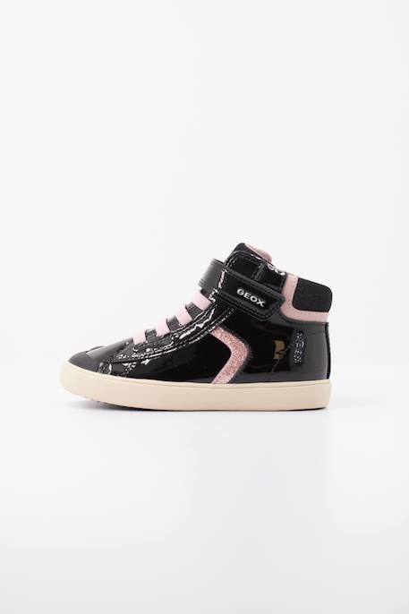 Baskets enfant fille en cuir Noir c9289 4 - vertbaudet enfant 