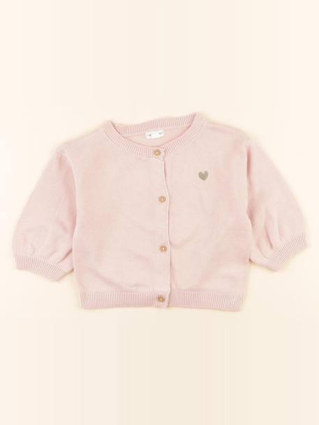 Gilet - 9 mois Rose 1 - vertbaudet enfant 