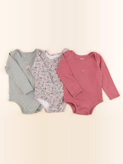 Seconde main-Fille-Lot de 3 bodies en coton - 36 mois