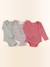 Lot de 3 bodies en coton - 36 mois Rose 1 - vertbaudet enfant 