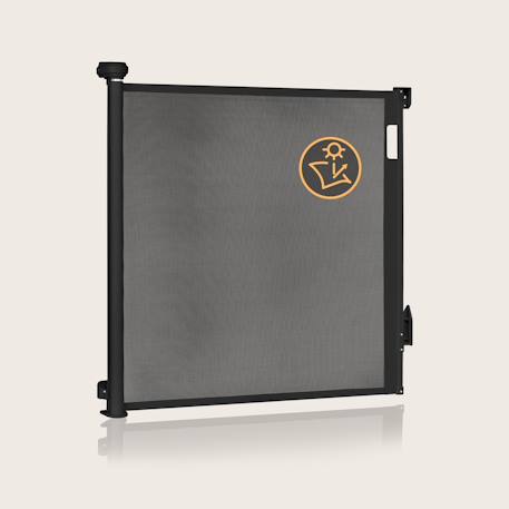 Barrière de sécurité rétractable thea jusqu’à 140 cm sans seuil Black onyx+Grey concrete+White 6 - vertbaudet enfant 