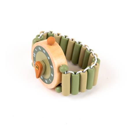 Montre en bois pour enfant Bleu+Rose+Vert 8 - vertbaudet enfant 