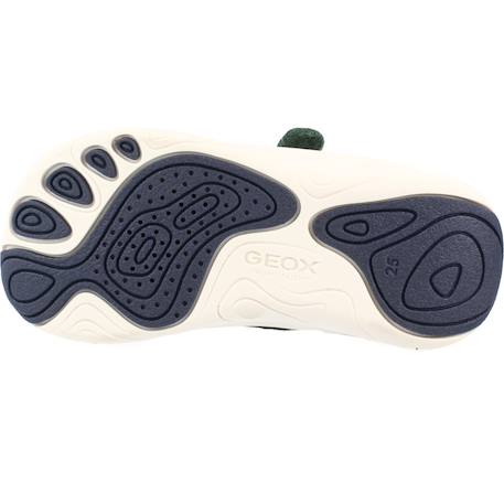 Baskets enfant garçon en cuir Bleu cb41z+Vert c3p1z 12 - vertbaudet enfant 
