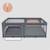 Grand parc bébé florence xl easy fold 180 x 200 cm avec pliage rapide et sac de transport Grey stone 4 - vertbaudet enfant 