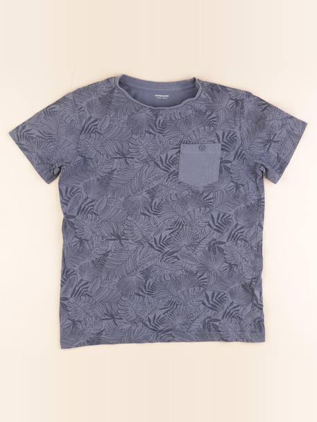 Tee-shirt - 12 ans Bleu 1 - vertbaudet enfant 