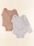 Lot de 2 bodies en coton - 36 mois Gris, marron 1 - vertbaudet enfant 