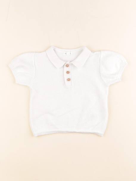 Tee-shirt - 12 mois Blanc 1 - vertbaudet enfant 