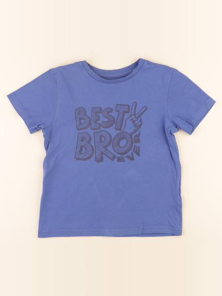 Tee-shirt - 8 ans Bleu 1 - vertbaudet enfant 